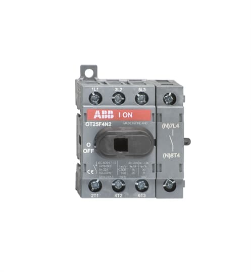 ABB - Front operated switch-disconnector OT25F4N2 SEZIONATORE 25A.