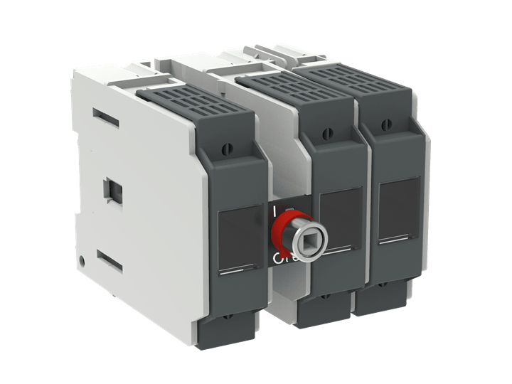 ABB - Switch Fuses, Front Operated, 3-pole, DIN, 000 OS40FD12000-2 SEZ. FUSIBILATO NFC 40A 4P.