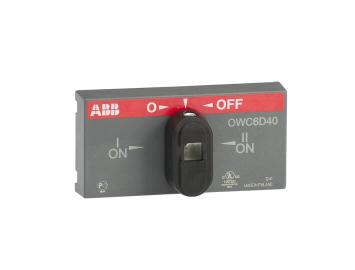 ABB - SEZIONATORE COMMUTATORE 125A Change-over switch mechanism OWC6D40 EE 338 8