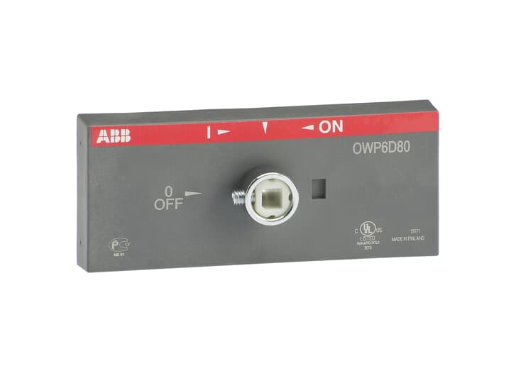 ABB - Kit di conversione OWP6D80 con meccanismo a 6 e 8 poli per un'installazione efficiente ed affidabile.