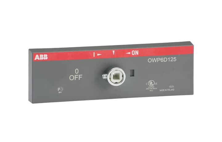 ABB - 6 and 8-pole switch mechanism OWP6D125 kit di conversione. EE 346 1