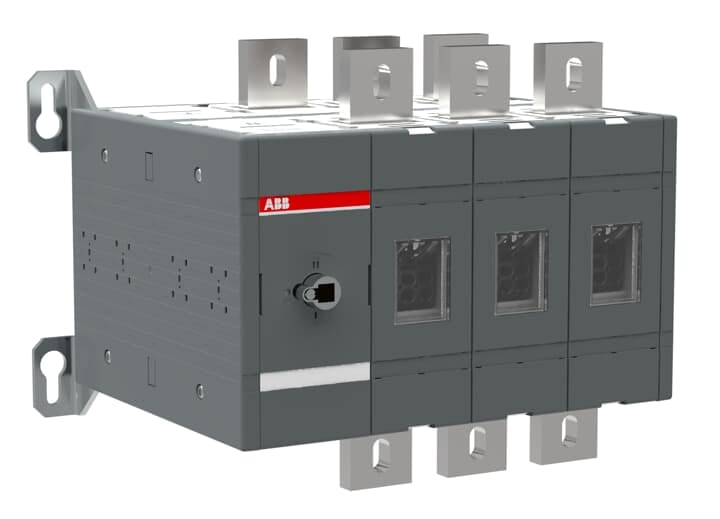 ABB - Manual change-over switch I-O-II operation open transition IEC type 1250A SEZION 6P COMMUT.