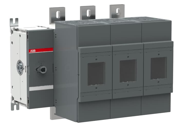 ABB - Switch fuse, front operated, 3-poles, DIN, 1250A - OS1250D03 SEZ. FUSIBILATO NH 1250A 3P.