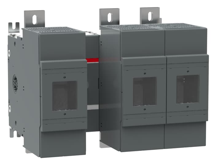 ABB - Switch fuse, front operated, 3-poles, DIN, 1250A - OS1250D12 SEZ. FUSIBILATO NH 1250A 3P.