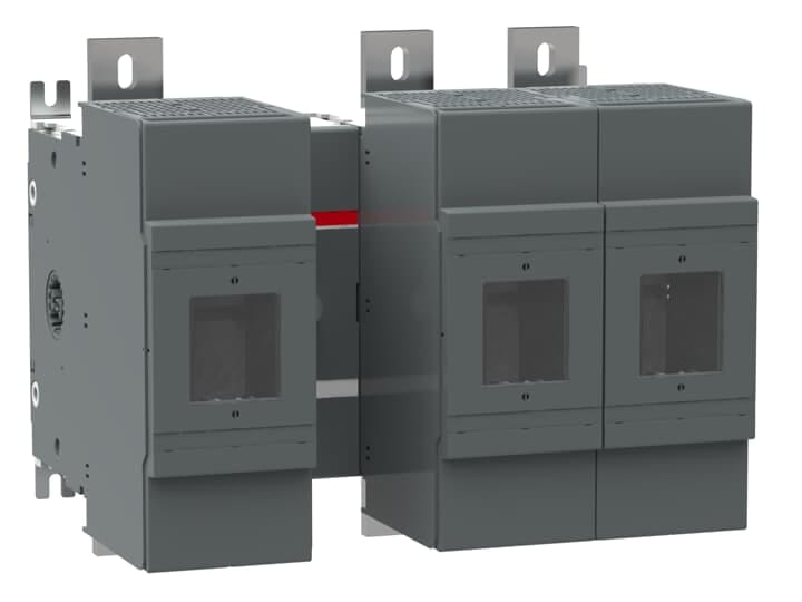 ABB - Switch fuse, front operated, 3-poles, DIN, 1250A - OS1250D12 SEZ. FUSIBILATO NH 1250A 3P.