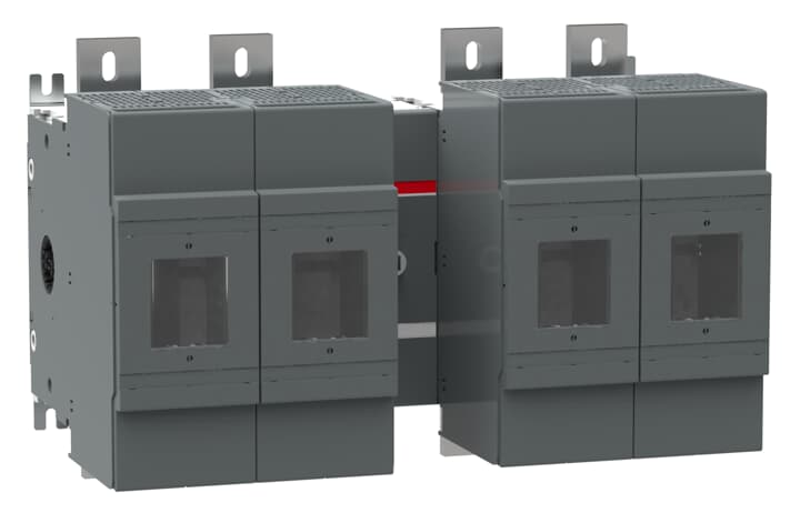 ABB - Switch fuse front operated 4 poles DIN 1250A OS1250D22N2 SEZ FUSIBILATO NH 1250A 4P.