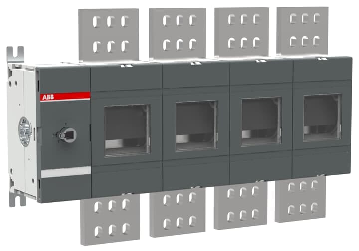 ABB - Front operated switch-disconnector OT2000E04 2000A 4P: un sezionatore affidabile e potente per garantire la massima sicurezza e funzionalità.