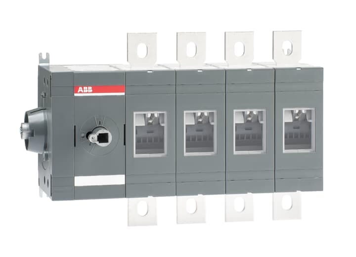 ABB - Side operated switch-disconnector OT800ES04 SEZIONATORE COMAN.LAT. 800A 4P.
