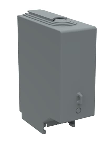 ABB - Terminal shrouds in grey plastic, snap-on mounting. Long type, IP3X protection. High 3P grey cap. EE 538 3