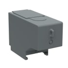 ABB - Terminal shrouds in grey plastic, snap-on mounting. Short type, IP3X protection. OSS160GG1S/4 low grey cap for 4P.