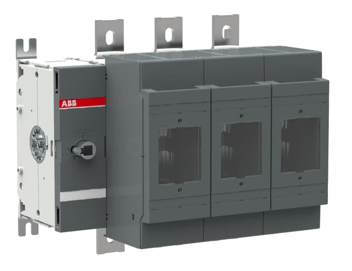 ABB - Switch fuse front operated 3-poles DIN 630A OS630D03 SEZ FUSIBILATO NH 3P.