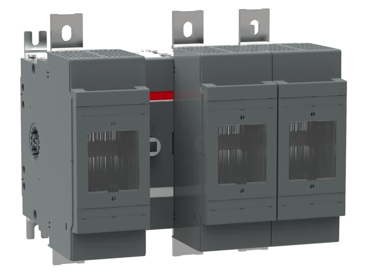 ABB - Switch fuse, front operated, 3-poles, DIN, 800A, OS800D12 SEZ, fusibilato NH 800A 3P.
