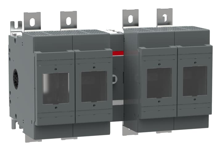 ABB - Switch fuse, front operated, 4-poles, DIN, 800A, OS800D22N2 SEZ, fusibilato NH 800A 4P.