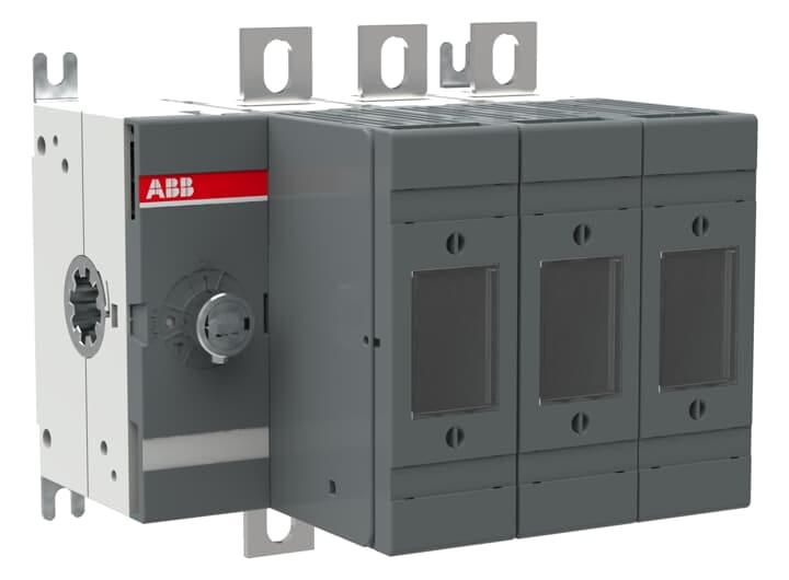 ABB - OS125GD03 SEZ. FUSIBILATO NH 125A 3P, Switch fuse Front Operated 3-Poles DIN 125A.