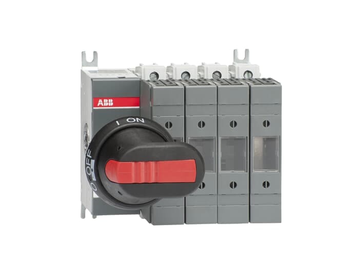 ABB - OS63GD04N2 SEZ. FUSIBILATO NH 63A 4P SWITCH FUSE FRONT OPERATED DIN.