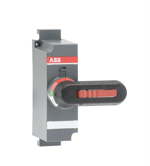 ABB - Maniglia diretta montata frontalmente, operata anteriormente OSV200BK OS32..160 nera.