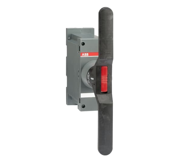 ABB - Maniglia diretta nera OSV1250DK per OS1250, con copertura inclusa.