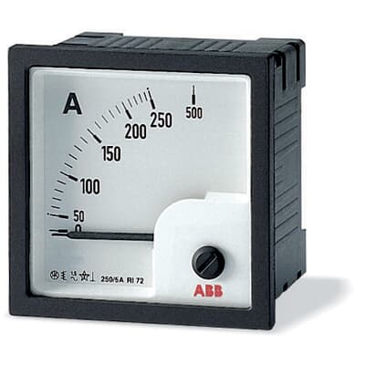 ABB - AMT1-A1-1/72 Analogue Ammeter AMPEROMETRI ANALOGICI CA.