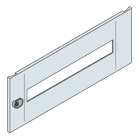 ABB - Pannello separatore cieco DIN 200x600 7035 frontale XCELLE 18 moduli.