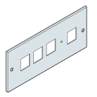 ABB - Pannello strumentazione 72x72 200x600mm (HXL) 7035.