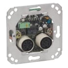 ABB - Modulo chiamata EI 994 con pulsante e 2 prese monitorate, Pulsante chiamata 73073D3 con presa 6P e 7P.