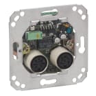 ABB - Modulo chiamata EI 994 con pulsante e 2 prese monitorate, Pulsante chiamata 73073D3 con presa 6P e 7P.