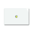ABB - 6340-24G-101-500 Control element 1-gang INTER 1 TASTO BIANCO LUCIDO.