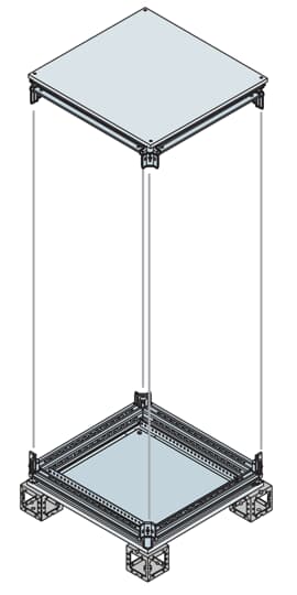 ABB - Base/Top e Testata 800x300 WxD e LxP.