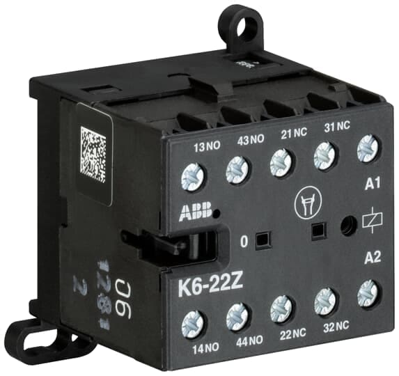 ABB - K6-22Z-01 Mini Contactor Relay 24V 50-60HZ AUSILIAR MINICONT.