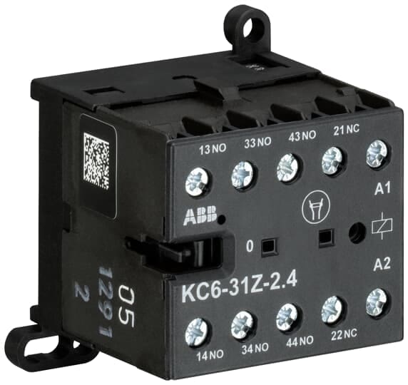 ABB - KC6-31Z-01 Mini Contactor Relay 24VCC AUSILIARI MINICONT. EL 067 5