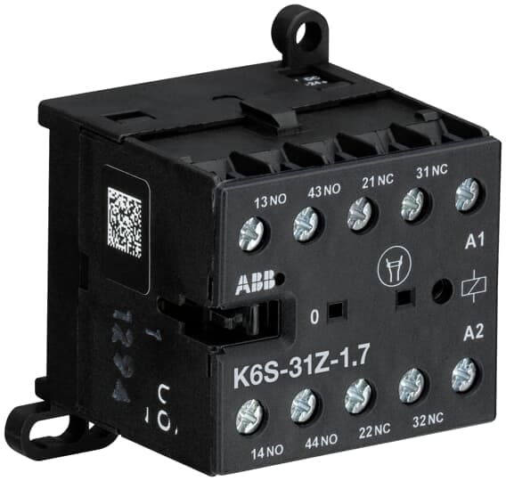 ABB - K6S-31Z-2.8-72 Mini Contactor Relay 17-32VCC, 2.8W MINIC. AUS.