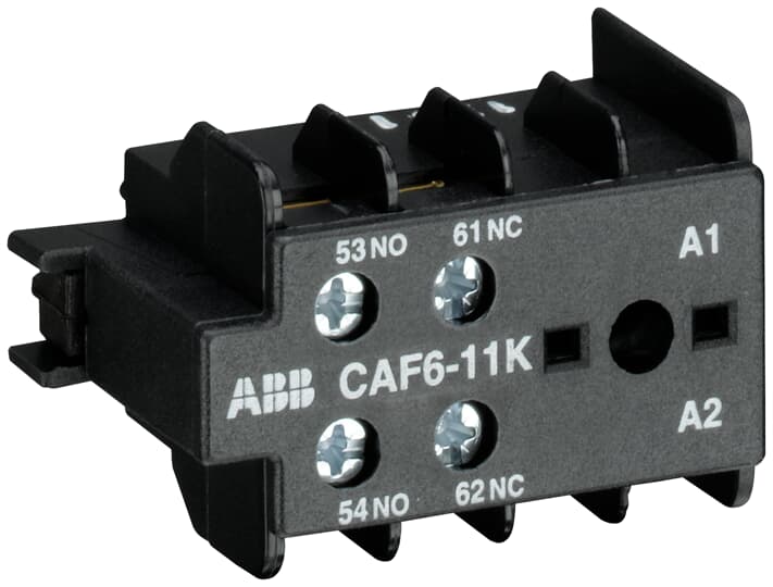 ABB - CAF6-11K Auxiliary Contact 1NO/1NC CONT.AUS.FRONT. 1NA+1NC X K6/KC