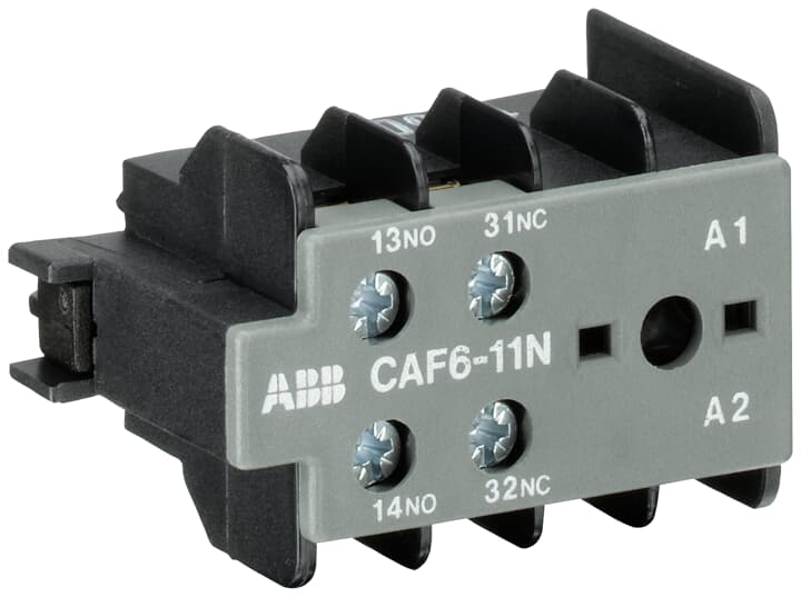 ABB - CAF6-11N Auxiliary Contact 1NO/1NC CONT.AUS.FRONT. 1NA+1NC X B6/B7. EL 586 4