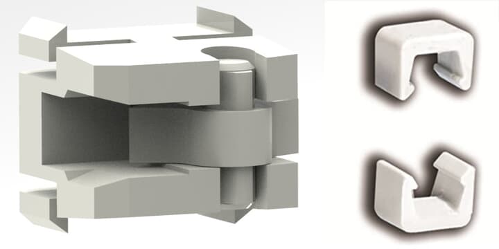 ABB - VM3 Mechanical Interlock Unit - INTERBLOCCO MECCANICO CONTATTORI AS EM 362 9