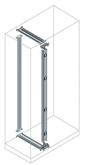 ABB - Montante intermedio posteriore verticale h=1800mm.