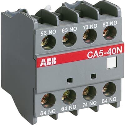ABB - CA5-40N Auxiliary Contact Block 4NA CONTATTO AUSILIARE.