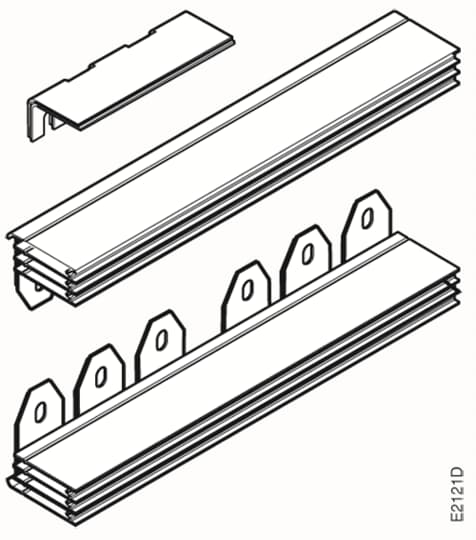ABB - BED750-30 Connection Set per stella-triangolo AF750 con barre. Ideale per installazioni elettriche precise e affidabili.