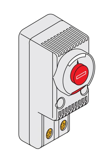 ABB - Thermost-10+80 Al.110/250V A.C.NC 7035 Calim.110/250V A.C.