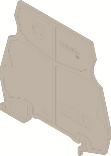 ABB - SC 612 separator end section for R600.
