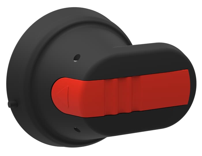 ABB - Maniglia nera OHB45J6 con blocco porta per un design elegante e sicuro.