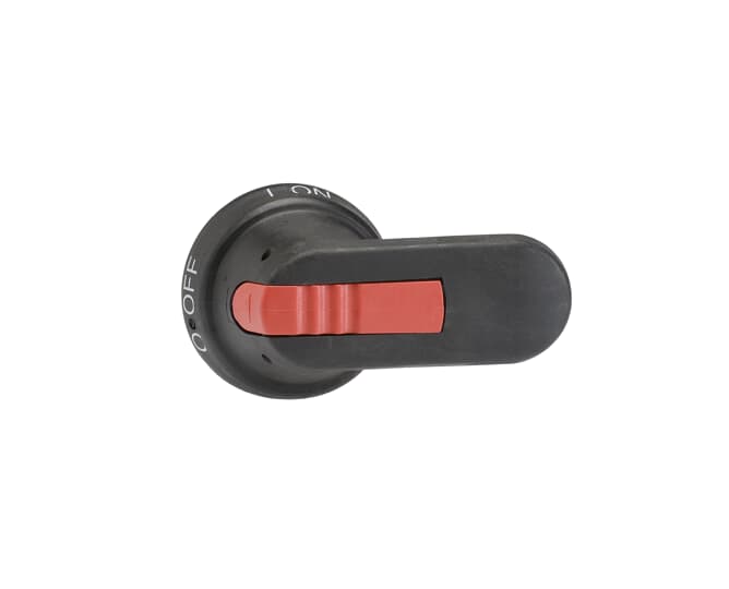 ABB - Maniglia nera blocco porta OHB80J6 per un'esperienza sicura e elegante.