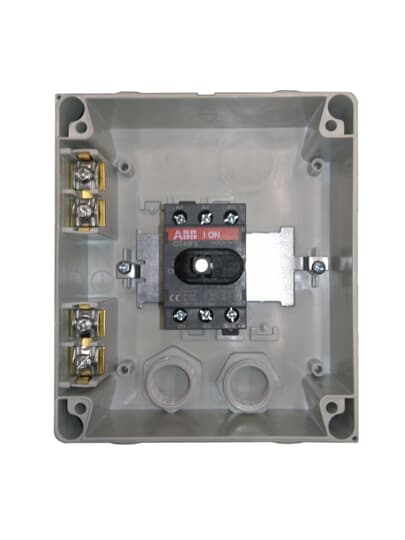 ABB - SEZIONATORE 3P 32A IN CUSTODIA OTP32BA3M Enclosed Switch Disconnector EO 136 5