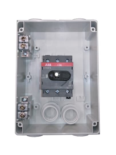 ABB - OTP63BA3M Sezionatore 3P 63A in custodia Enclosed Switch Disconnector.