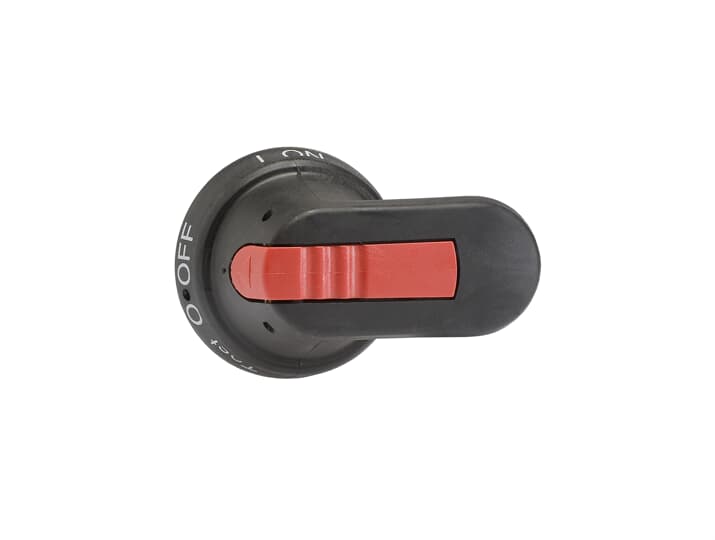 ABB - MANIGLIA NERA BLOCCO PORTA OHB65J6T per un'apertura sicura e elegante.