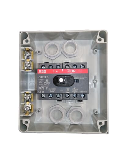 ABB - OTP25BA6M Sezionatore 6P 25A in Custodia Enclosed Switch Disconnector