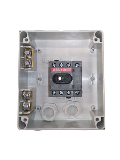 ABB - SEZIONATORE 4P 16A IN CUSTODIA Enclosed Switch Disconnector OTP16BA4M