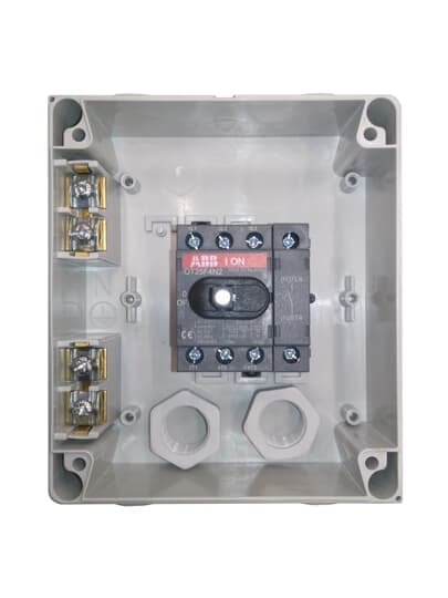 ABB - OTP25BA4M sezionatore 4P 25A in custodia Enclosed Switch Disconnector
