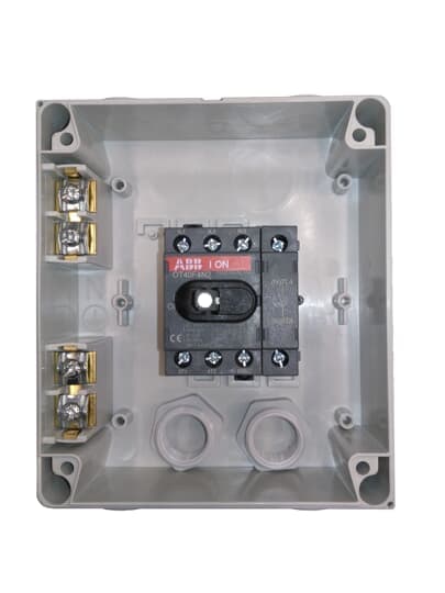 ABB - OTP32BA4M Sezionatore 4P 32A in custodia Enclosed Switch Disconnector.