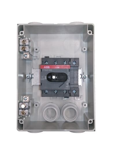 ABB - OTP45BA4M Sezionatore 4P 45A in Custodia Enclosed Switch Disconnector