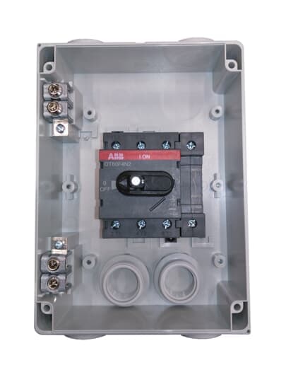 ABB - OTP63BA4M Sezionatore 4P 63A in custodia Enclosed Switch Disconnector.